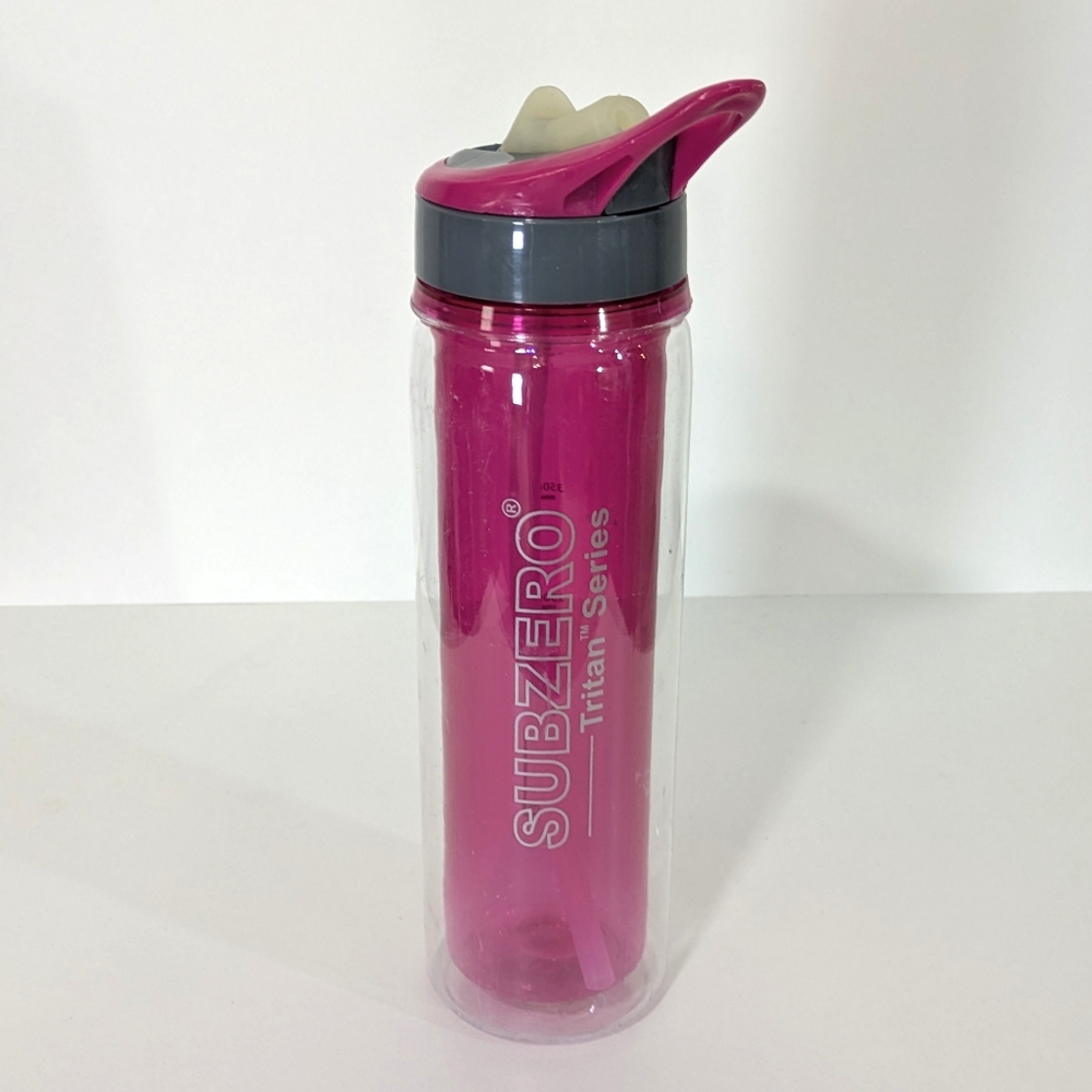 Subzero Tritan Series Water Bottle - Pink / Clear - 475mL